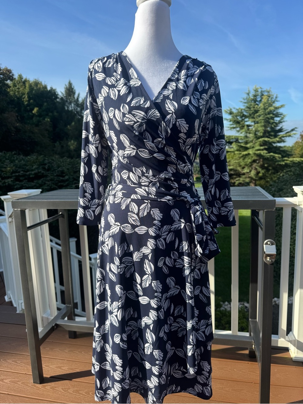 NWT 41 Hawthorn Kaylee Faux Wrap Knit Dress